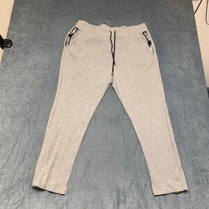 Tommy Hilfiger Sweatpants Mens XL Gray Drawstring Waist Winter Pockets Outdoor